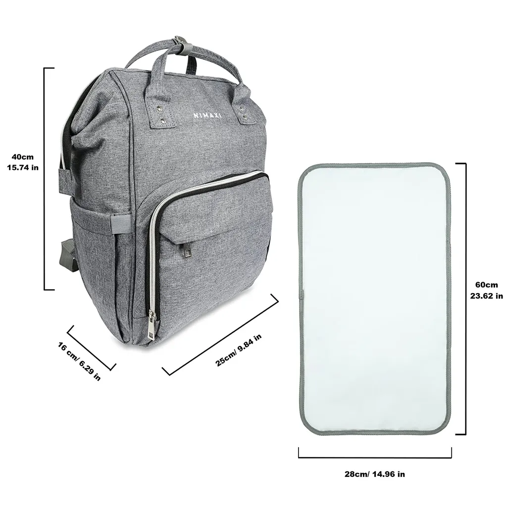 NIMAXI Wickeltasche Mit Wickelunterlage 6 NIMAXI Wickeltasche Mit Wickelunterlage – Bild 6