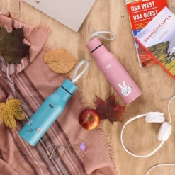 NILS CAMP Thermosflasche Mit Tier - Trinkflasche Kinder Mit Griff - Isolierflasche 500ml - Thermosflasche Baby Für Heiß - Und Kaltgetränke - Rosa -lionelo || HAUCK || Kinderkraft Verkäufe 051c6420f1ca208dedf5d282cbdacc9f