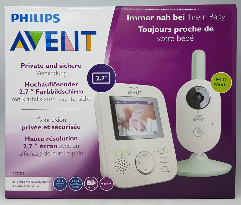 PHILIPS AVENT Digitales Video-Babyphone SCD 831/26 8 PHILIPS AVENT Digitales Video-Babyphone SCD 831/26 - Image 8