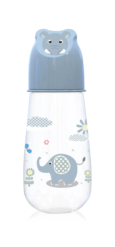Baby Care Babyflasche 125 Ml, Motivdeckel, Silikonsauger Der Größe 0+, Ab Geburt Blau 2 Baby Care Babyflasche 125 Ml, Motivdeckel, Silikonsauger Der Größe 0+, Ab Geburt Blau - Image 2