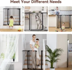 Comomy Treppenschutzgitter, Türschutzgitter, Baby Türgitter Zum Klemmen, Metall, Breite Von 75-124 Cm Einstellbar, Farbe: Schwarz -lionelo || HAUCK || Kinderkraft Verkäufe 094e701bc0b6117442b68d86b0804d9e