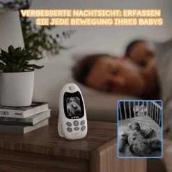 BOIFUN Babyphone Mit Kamera, 2" Babyfon Mit Digital LCD Bildschirm Wireless, Video Überwachung Mit VOX, Nachtsicht Baby, Wecker, Temperaturüberwachung, Gegensprechfunktion, Wiederaufladbar -lionelo || HAUCK || Kinderkraft Verkäufe 0a38503b190dace001b6626a8180abd6