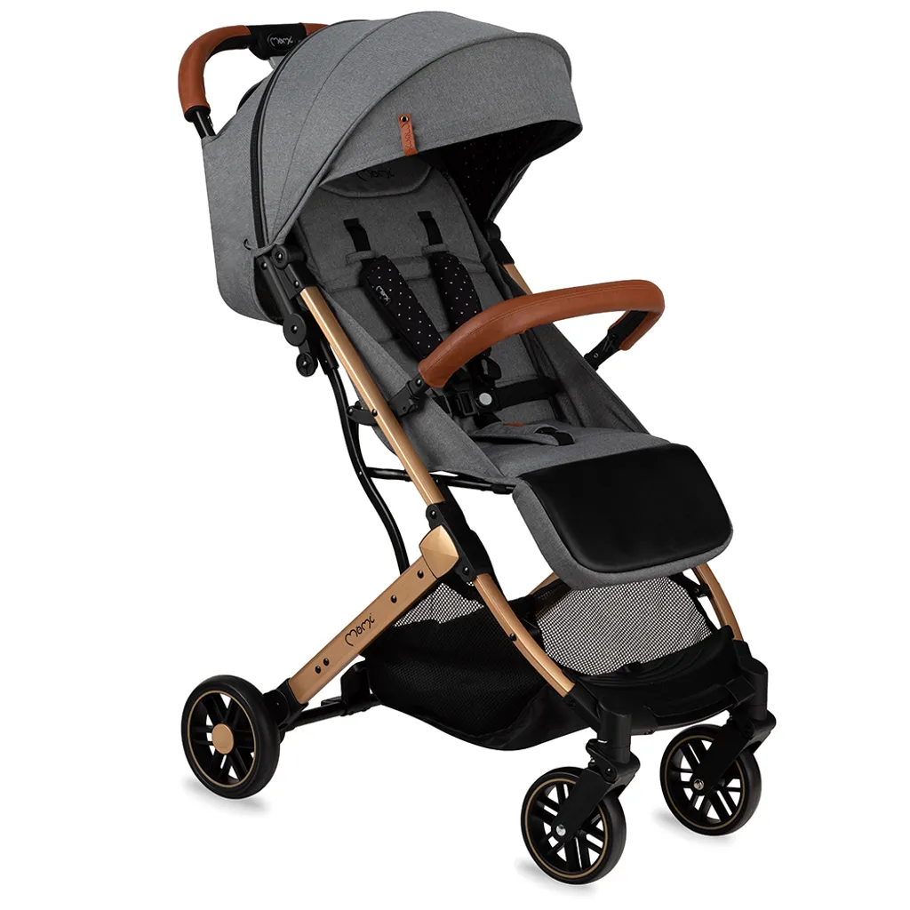 Leicht Buggy Klein Zusammenklappbar Kinderwagen Mit Liegeposition MoMi ESTELLE Grau 2 Leicht Buggy Klein Zusammenklappbar Kinderwagen Mit Liegeposition MoMi ESTELLE Grau – Bild 2