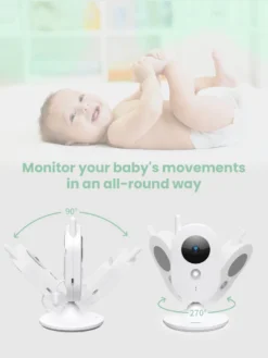 Yoton YB01 Babyphone Mit Kamera - Wireless Baby Monitor - 2,4-Zoll-Smart Baby Monitor Mit LCD-Bildschirm - Nachtsicht Baby Monitor - Temperaturüberwachung - 8 Schlaflieder - Zwei-Wege-Audio - Baby Monitor -lionelo || HAUCK || Kinderkraft Verkäufe 0e262ba407ab5ee36db64967d7015b52