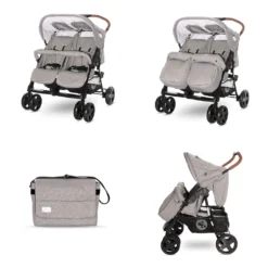 Lorelli Zwillingskinderwagen TWIN Wickeltasche Einhand-Klappsystem Fußabdeckung Grau Weiss 9 Lorelli Zwillingskinderwagen TWIN Wickeltasche Einhand-Klappsystem Fußabdeckung Grau Weiss -lionelo || HAUCK || Kinderkraft Verkäufe 0f12ceac21df2c52d4d46486be63968d