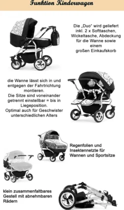 Zwillingskinderwagen „Duo“ 4 In 1 – Sportsitz, Autositz, Iso Bases, Zubehör -lionelo || HAUCK || Kinderkraft Verkäufe 102ac3024fd4575bc41b4c8141f2a13b