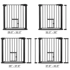 COMOMY 74 - 103cm Treppenschutzgitter Türschutzgitter Türgitter Treppen Absperrgitter Ohne Bohren, Schwarz -lionelo || HAUCK || Kinderkraft Verkäufe 119fda377c920e90c2e06aba9837d168