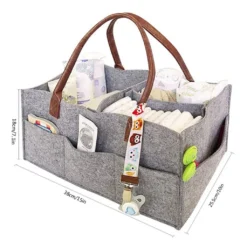 Baby Windel Caddy Filz,tragbarer Wickeltisch Organizer Multifunktionale Wickeltasche,Filzkorb Aufbewahrungsbox (Grau) -lionelo || HAUCK || Kinderkraft Verkäufe 123f42336486fa392d20e5360ddafaf2