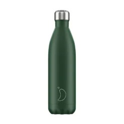 Chilly`s Bottle Green 750ml Edelstahl Thermosflasche 12h Warm/24h Kalt NEU - ZubehÖr Trinkflaschen, Grün