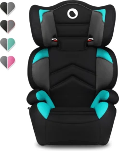 Lionelo Lars Kindersitz Autokindersitz Autositz 15-36kg Sitzerhöhung Türkis-Blau
