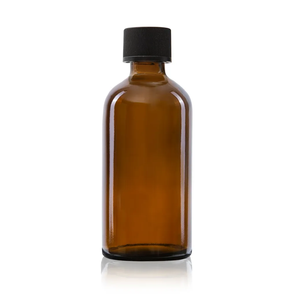 10 X 100ml Tröpfler-Flasche Braunglas, Schwarzer Deckel 4 10 X 100ml Tröpfler-Flasche Braunglas, Schwarzer Deckel - Image 4