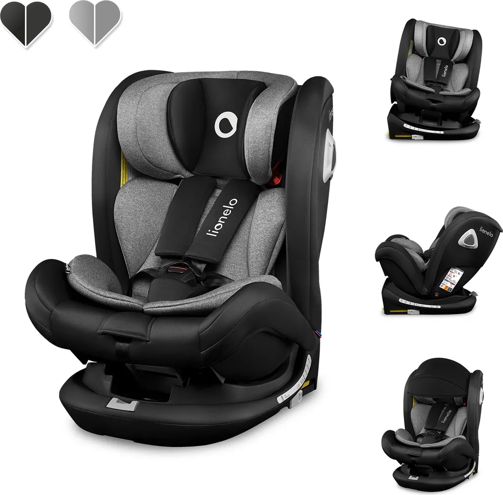 Lionelo Bastiaan RWF Kindersitz 0-36 Kg ISOFIX 360° Autositze Kinderautositze Schwarz 1 Lionelo Bastiaan RWF Kindersitz 0-36 Kg ISOFIX 360° Autositze Kinderautositze Schwarz