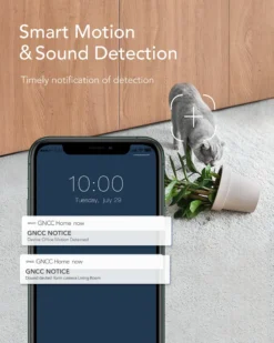 GNCC GC1 Babyphone Mit Kamera - 2MP Indoor WiFi Kamera 2.4G WiFi Für Kinder/Haustiere/Senioren Mit Monitor Und Geräuscherkennung - Nachtsicht - Zwei-Wege-Audio - Zwei Packs -lionelo || HAUCK || Kinderkraft Verkäufe 1b61420eac61e6b9ad6ed70bd718efc2