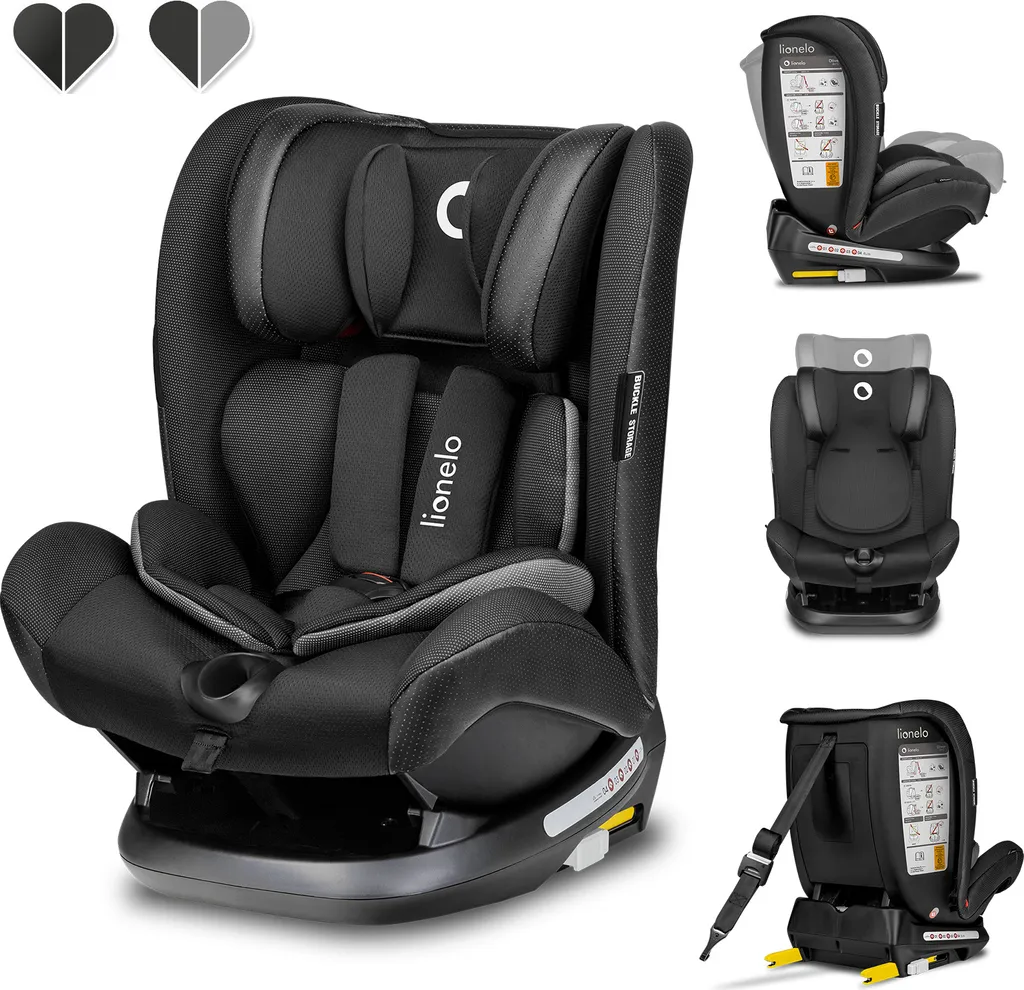 Lionelo Oliver Kindersitz 9-36kg Kindersitz Isofix Top Tether Seitenschutz 5 Punkt Gurt Rückenlehnenverstellung Kopfstützenverstellung Reduktionseinlage ECE R44 04 2 Lionelo Oliver Kindersitz 9-36kg Kindersitz Isofix Top Tether Seitenschutz 5 Punkt Gurt Rückenlehnenverstellung Kopfstützenverstellung Reduktionseinlage ECE R44 04 - Image 2
