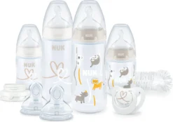 NUK First Choice+ Perfect Start Babyflaschen Set Weiß