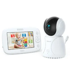 Yoton Video Babyphone 1080P, Babymonitore Mit 360° PTZ Kamera, 4.3" FHD Bildschirm, Nachtsicht, Drahtlose Übertragung, Schlaflieder Für Das Baby