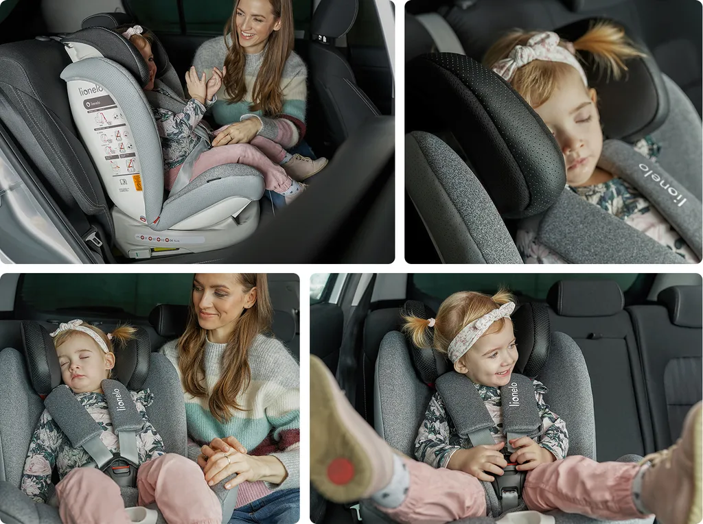 Lionelo Oliver Kindersitz 9-36kg Kindersitz Isofix Top Tether Seitenschutz 5 Punkt Gurt Rückenlehnenverstellung Kopfstützenverstellung Reduktionseinlage ECE R44 04 9 Lionelo Oliver Kindersitz 9-36kg Kindersitz Isofix Top Tether Seitenschutz 5 Punkt Gurt Rückenlehnenverstellung Kopfstützenverstellung Reduktionseinlage ECE R44 04 - Image 9