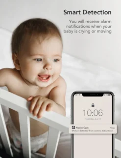 Nooie IPC007 Babyphone Mit Kamera 1080P - Zwei-Wege-Audio - Nachtsicht Bewegung - Sound Detection - 2.4G WiFi Home Security Camera Für Baby Nanny ältere Menschen Und Haustier Überwachung - Arbeitet Mit Alexa -lionelo || HAUCK || Kinderkraft Verkäufe 212c4c78ee3792ef4805830aaed6cce6