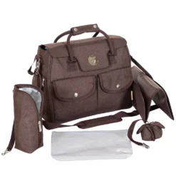 LCP Kids RIO Wickeltasche 5 Teilig Braun