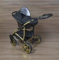 LUXUS Kombi Kinderwagen 3 In 1 Komplettset - Schwarz/gold R7 Gestell Gold -lionelo || HAUCK || Kinderkraft Verkäufe 229cfed9d8712b8609a01bf7e0402140