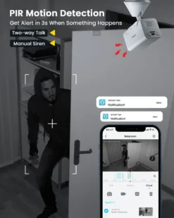IeGeek Babyphone 1080P Mit SD Karte 32GB, Wlan Baby Monitor Mit Nachtsicht, 2-Wege-Audio, Bewegungs Und Geräuscherkennung, Mobile App Steuerung, Überwachungskamera Innen Für Haussicherheit -lionelo || HAUCK || Kinderkraft Verkäufe 262f3b7380b24b07b560f5ea5868de5c