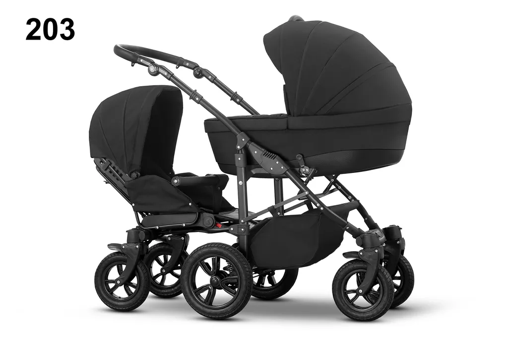 GroßhandelPL Mikado Multistroller Kinderwagen Der Geschwisterwagen Jahr Für Jahr - 3in1-203 2 GroßhandelPL Mikado Multistroller Kinderwagen Der Geschwisterwagen Jahr Für Jahr - 3in1-203 – Bild 2