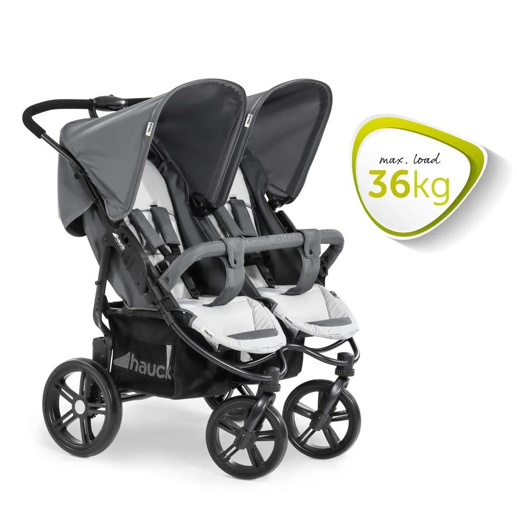 Hauck Roadster Duo SLX Grey/Silver 2 Hauck Roadster Duo SLX Grey/Silver - Image 2