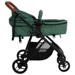 VidaXL 2-in-1 Kinderwagen Grün Und Schwarz Stahl 13 VidaXL 2-in-1 Kinderwagen Grün Und Schwarz Stahl -lionelo || HAUCK || Kinderkraft Verkäufe 2a2b123855a6c155872978a75372bab4