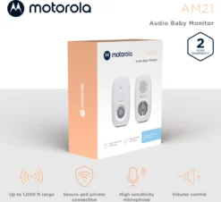 Motorola Nursery Baby Monitor - AM21 Audio - Weiß - Audioüberwachung - Hochempfindliches Mikrofon - ECO-Modus - DECT-Technologie - Bis Zu 300 Meter 15 Motorola Nursery Baby Monitor - AM21 Audio - Weiß - Audioüberwachung - Hochempfindliches Mikrofon - ECO-Modus - DECT-Technologie - Bis Zu 300 Meter -lionelo || HAUCK || Kinderkraft Verkäufe 2b575995710049cd336171a0ddede6ef