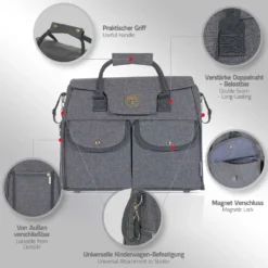 LCP Kids RIO Wickeltasche 5 Teilig Grau 12 LCP Kids RIO Wickeltasche 5 Teilig Grau -lionelo || HAUCK || Kinderkraft Verkäufe 2cb7273a9329d1ab12f8f95feecc5da8