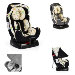 Kindersitz Guardian Gruppe 0/1/2 (0 - 25 Kg) Mit Kopfpolster Von 0 Bis 7 Jahre Schwarz