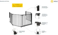 IMPAG® Kaminschutzgitter SafeOne® 350 Cm | 5 Tlg. [Lava-Anthrazit] -lionelo || HAUCK || Kinderkraft Verkäufe 2dee341059b20bead1624608e03b4d6d
