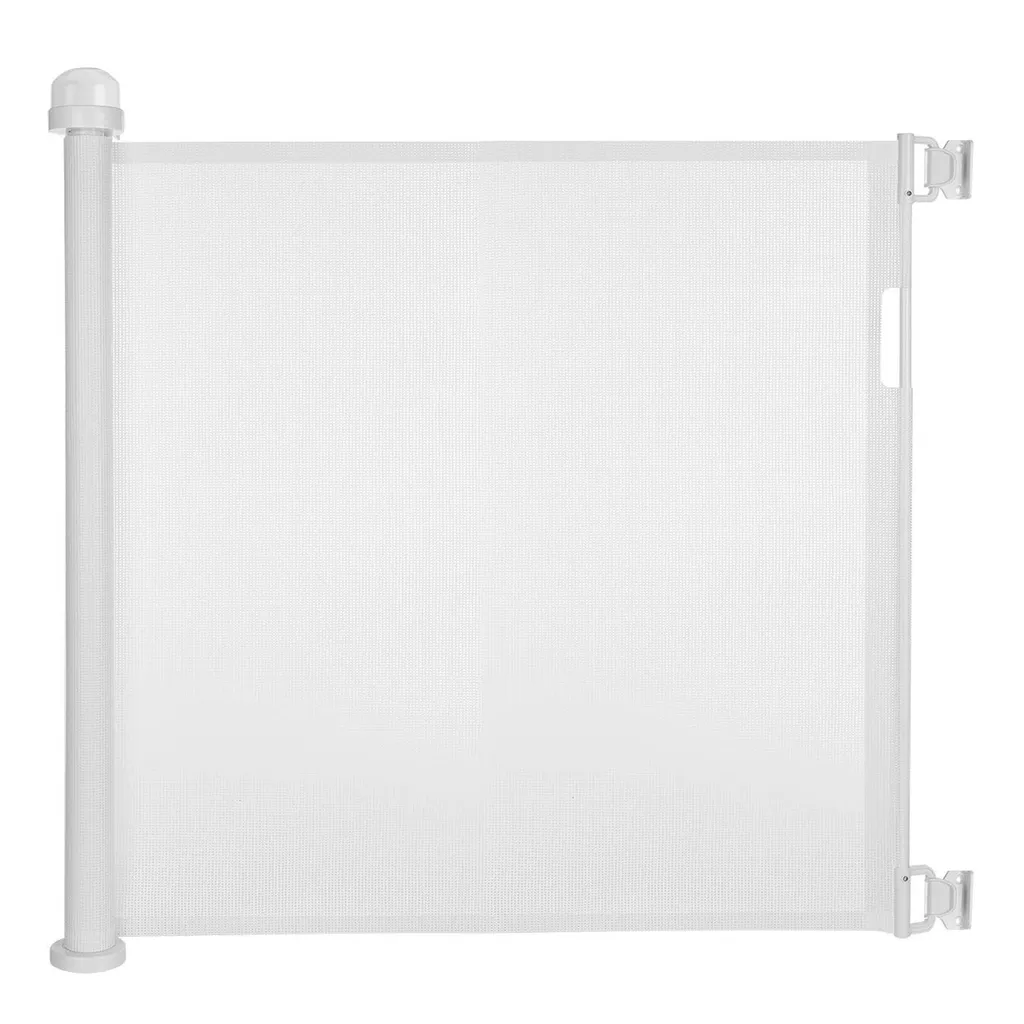 SOSmart SO SMART Treppenschutzgitter Rollo Ausziehbar Weiß - 0-150 Cm - Türschutzgitter Absperrgitter Für Hund Und Katze - Hundegitter Katzengitter Schutzgitter Treppe Für Wohnung Und Outdoor 1 SOSmart SO SMART Treppenschutzgitter Rollo Ausziehbar Weiß - 0-150 Cm - Türschutzgitter Absperrgitter Für Hund Und Katze - Hundegitter Katzengitter Schutzgitter Treppe Für Wohnung Und Outdoor