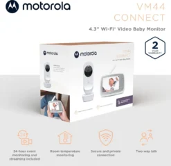 Motorola VM44 Babyphone Mit Camera, App Und Schwenk-& Zoomfunktion, Baby Monitor Mit 4.3 Zoll Display, Wireless Digital HD Video Mit Wi-Fi - 300 M Reichweite -lionelo || HAUCK || Kinderkraft Verkäufe 30c9c83ea9401c6a660387d40a38c30a
