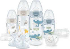 NUK First Choice Plus Perfect Start Set Beige & Blau