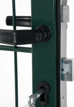 HOMCOM Gartentor Gartentür Zauntor Hoftür Aus Stahl Mit Griff Schloss Und Schlüsseln 97 X 170 Cm Grün -lionelo || HAUCK || Kinderkraft Verkäufe 32e6e38a24965d1c0bd3695c2d6036dd