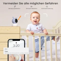 BOIFUN Babyphone Mit Kamera 1080P, 5" Babyfon Video, PTZ 355°, Bewegungs Und Geräuscherkennung, Temperatur Und Luftfeuchtigkeitsüberwachung 10 BOIFUN Babyphone Mit Kamera 1080P, 5" Babyfon Video, PTZ 355°, Bewegungs Und Geräuscherkennung, Temperatur Und Luftfeuchtigkeitsüberwachung -lionelo || HAUCK || Kinderkraft Verkäufe 334fa88848b508b9f2e3123fefa92262