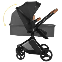 Skiddoü Kinderwagen 2 In 1 Nasjo, Leichter Buggy Und Babywanne, Robuste Aluminiumrahmen, Kompakte Größe, Blockademöglichkeit Der Vorderräder, Handbremse, Belüftungssystem, Schwarz -lionelo || HAUCK || Kinderkraft Verkäufe 338626ba74406d153b973efe0a34c339