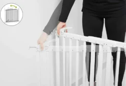 Badabulle Türschutzgitter/ Treppengitter Deco Pop - Weiß, Schraub- Oder Druckbefestigung (63,5-106 Cm) - B025225 9 Badabulle Türschutzgitter/ Treppengitter Deco Pop - Weiß, Schraub- Oder Druckbefestigung (63,5-106 Cm) - B025225 -lionelo || HAUCK || Kinderkraft Verkäufe 3684d3f064ee845b63678eb04aa346b7