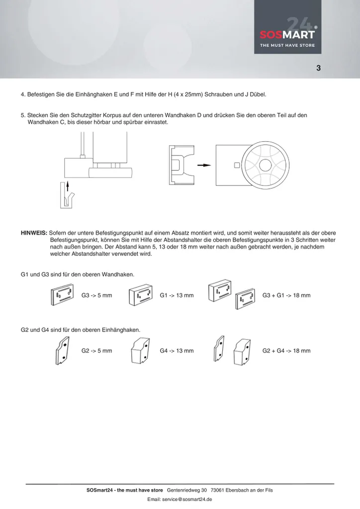 SOSmart SO SMART Treppenschutzgitter Rollo Ausziehbar Weiß - 0-150 Cm - Türschutzgitter Absperrgitter Für Hund Und Katze - Hundegitter Katzengitter Schutzgitter Treppe Für Wohnung Und Outdoor 6 SOSmart SO SMART Treppenschutzgitter Rollo Ausziehbar Weiß - 0-150 Cm - Türschutzgitter Absperrgitter Für Hund Und Katze - Hundegitter Katzengitter Schutzgitter Treppe Für Wohnung Und Outdoor – Bild 6