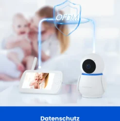 Babyphone Mit Kamera Proscenic BM300 1080P, 5" Babyphone Video,Reichweite 300M,beidseitige Audiofunktion, 3600mAh Akku Mit Lange Laufzeit Temperatur -lionelo || HAUCK || Kinderkraft Verkäufe 3af63a458ebee651198d35143845d63f