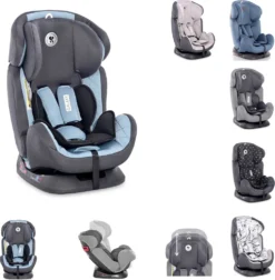 Lorelli Kindersitz Galaxy Gruppe 0+/1/2/3 (0 - 36kg) Kissen Reboard Verstellbar Hellblau