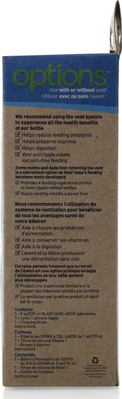 Dr. Brown's Dr Brown's Flasche Kinderflasche Bottle Glasflasche 270ml Options Plus -lionelo || HAUCK || Kinderkraft Verkäufe 3e7fd837110eea7a2951d88fcc58a534