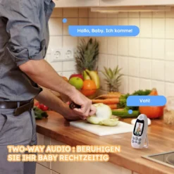 BOIFUN Babyphone Mit Kamera, 2" Babyfon Mit Digital LCD Bildschirm Wireless, Video Überwachung Mit VOX, Nachtsicht Baby, Wecker, Temperaturüberwachung, Gegensprechfunktion, Wiederaufladbar -lionelo || HAUCK || Kinderkraft Verkäufe 400e5b092524f571e6e494b1f17a4e9a