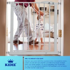 Kidiz® Türschutzgitter ✓ Absperrgitter ✓ Treppengitter ✓ Kindergitter | Gitter Haustier | , Variante :74-87 Cm GRAU -lionelo || HAUCK || Kinderkraft Verkäufe 40f901daef88e8ed8cb237f1d3cb1c85