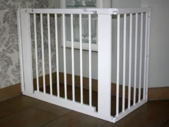 Schutzgitter Absperrgitter Türgitter Treppenschutzgitter V 139cm Weiss