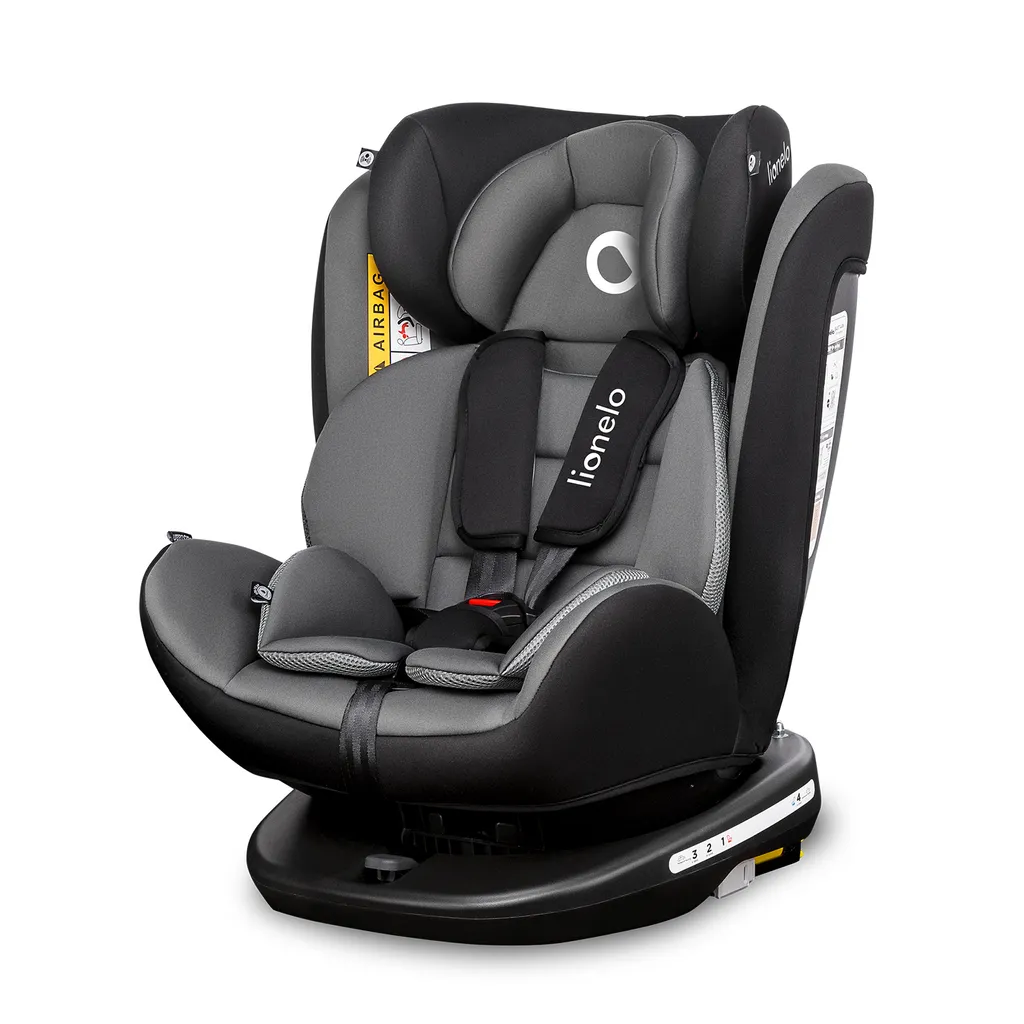 Lionelo Bastiaan Kindersitz 0-36 Kg ISOFIX 360° Autokindersitze Kinderautositze Gray-Schwarz 5 Lionelo Bastiaan Kindersitz 0-36 Kg ISOFIX 360° Autokindersitze Kinderautositze Gray-Schwarz - Image 5