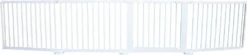 Absperrgitter Türschutzgitter Treppenschutzgitter Massiv Weiss 368cm