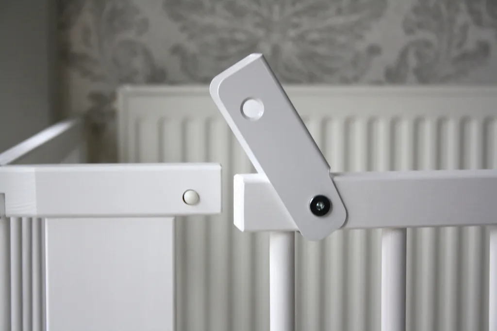 Absperrgitter Türschutzgitter Treppenschutzgitter Massiv Weiss 368cm 4 Absperrgitter Türschutzgitter Treppenschutzgitter Massiv Weiss 368cm - Image 4