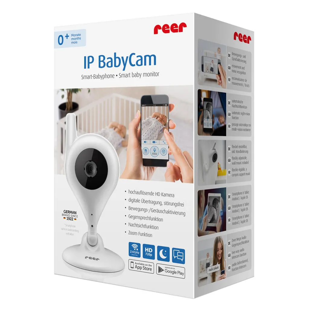 Reer Video-Babyphone Und IP Kamera BabyCam, Einfache Einrichtung, Steuerung Per Er App 8 Reer Video-Babyphone Und IP Kamera BabyCam, Einfache Einrichtung, Steuerung Per Er App - Image 8